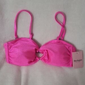Juicy Couture Vibrant Pink Swim Bra * Top Only*